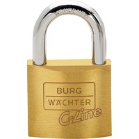 Burg Wächter Burg-Wächter Vorhangschloss C-Line 222 25 Messing massiv