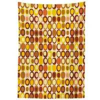 ABAKUHAUS Mitte des Jahrhunderts Tischdecke, Design Retro-Platz, Druck mit