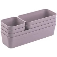 Gariella Schubladen-Organizer Set Aufbewahrungs-Box 1-tlg. lila