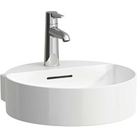 Laufen VAL Handwaschbecken unterbaufähig, ohne Hahnloch, mit Überlauf