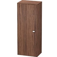 Duravit Brioso Halbhochschrank Individual 91-133cm BR1341L1021, Nussbaum Dunkel/Chrom, Tür