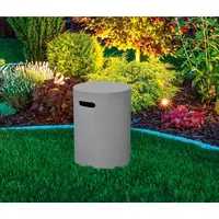 Gardenforma Abdeckung für Gasflaschen, Beton-Optik grau Faser-Beton, für 11kg