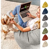 Green Bean 2er Set Indoor XXL Sitzsack + Hocker