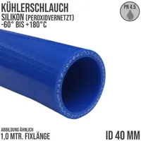 DeinSchlauch24 40 x 48 mm Kühler Silikon LLK Ladeluft