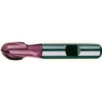 FORMAT Radiusfräser kurz DIN327 HSSCo8 TiAlN ø22mm