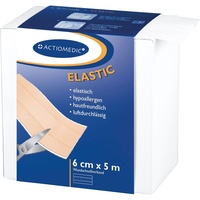 Actiomedic ELASTIC Wundschnellverband I Hypoallergene Pflasterkleberolle für Kinder &