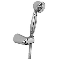 Herzbach Living Spa Brauseset 1151300102 chrom-gold, mit Handbrause, Wandhalter