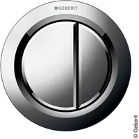 Geberit Typ 01 pneumatisch, 2-Mengen-Spülung, für Badmöbel, Kunststoff, hochglanz-verchromt
