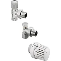 OVENTROP Thermostatventil-Set, DN 15 Eckform, mit Thermostat