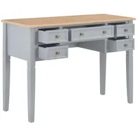 VidaXL Schreibtisch Grau Kiefer