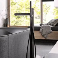 Herzbach Design iX PVD Einhebelmischer, für Wanne, 21.132055.2.40,