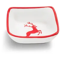 Gmundner Rubinroter Hirsch, Schälchen quadratisch (9x9cm)