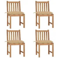 VidaXL Gartenstuhl 25 x 48 x 90 cm beige