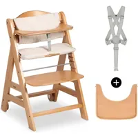 Hauck Beta+ Natur mit Sitzauflage Uni Beige, Beige