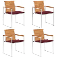 VidaXL Gartenstuhl 85 x 0 x 0 cm rot