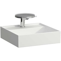 Laufen Kartell Handwaschbecken, 46x46cm, weiß matt, 1 Hahnloch, Saphirkeramik