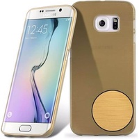 Cadorabo TPU Brushed Cover Galaxy S6 Edge), Smartphone Hülle