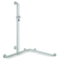 Hewi 801 Duschhandlauf mit verschiebbarer Brausehalterstange
