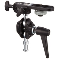 Manfrotto 155 Tilt Top Doppel-Kugelkopf (Kugelkopf), Stativkopf, Schwarz