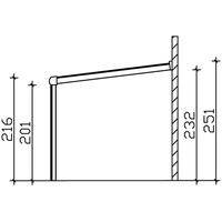 SKANHOLZ Monza 434 x 257 cm anthrazit