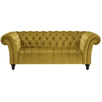 Sofa.de Sofa 2-sitzig ¦ gelb ¦ Maße (cm): B: