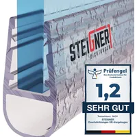 STEIGNER 170cm, Gerade PVC Ersatzdichtung für Dusche,