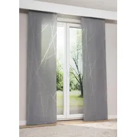 Lysel Schiebegardine Toliara in Anthrazit, in der Größe "(BxH)