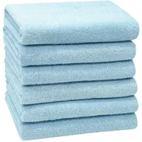 ZOLLNER Handtuchset 50 x 100 cm blau 6 St.