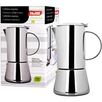 Ibili - Express-Kaffeekocher Essential, 6 Tassen, 300 ml, Edelstahl,