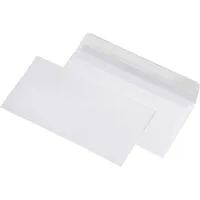MAILmedia Briefumschlag 30001835, Din Lang, ohne Fenster, haftklebend, 100g,