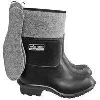 Lemigo Gummistiefel Schwarz 47