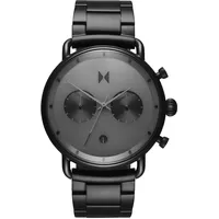 MVMT Analog Quarzuhr für Herren mit Schwarzes Edelstahlarmband -