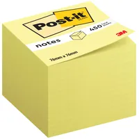 Post-it Würfel, Gelb, 450 Blatt, 76 mm x 76