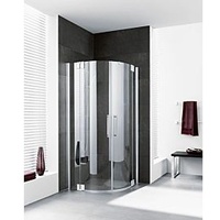Kermi Pasa XP P55 V4218, Farbe: silber mattglanz, Echtglas