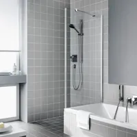 Kermi Pasa XP Seitenwand verkürzt neben Badewanne PXTVD100171AK 100x175cm,