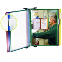 Tarifold Wandsichttafelsystem A4 mit 10 Sichttafeln mehrfarbig