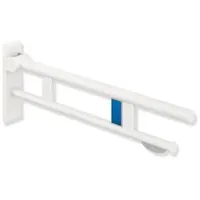 Hewi System 900 Stützklappgriff Wandstützgriff 750 mm weiß