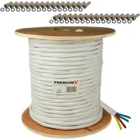 PremiumX 100m Basic Quattro Quad Koaxial SAT Kabel 90dB