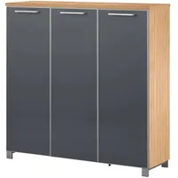 Möbel Kraft Schuhkommode ¦ grau ¦ Maße (cm): B: