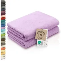 ZOLLNER Handtuchset 70 x 140 cm lila 2 St.