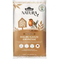 Dehner natura premium Wildvogelfutter, Halbe/Ganze Erdnüsse