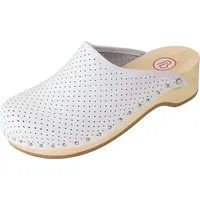Berkemann Unisex Standard-Toeffler Pantoletten, Weiß (weiß 100), 37 EU