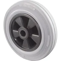 BS Rollen Gummirad 200mm B46.200 grau,Radkörper Kst.,RL