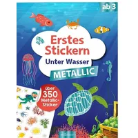 ArsEdition Erstes Stickern Metallic – Unter Wasser
