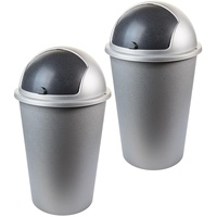 2friends 2er Set 50 Liter 40x68cm Mülleimer Abfalleimer mit