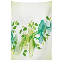 ABAKUHAUS Modern Tischdecke, Abstrakte Blumenauslegung, Inn und Outdoor Bereich