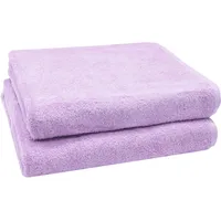 ZOLLNER Badetuch 100 x 150 cm lila