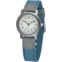 JACQUES FAREL Öko-Kinderuhr Jungen Armbanduhr mit Textilband aus Bio-Baumwolle
