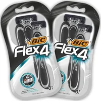 BIC Flex 4 Rasierer Herren, 2 x 3 Einwegrasierer