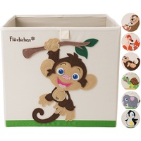 Flöckchen Kinder Aufbewahrungsbox, Spielzeugbox für Kinderzimmer I Spielzeug Box